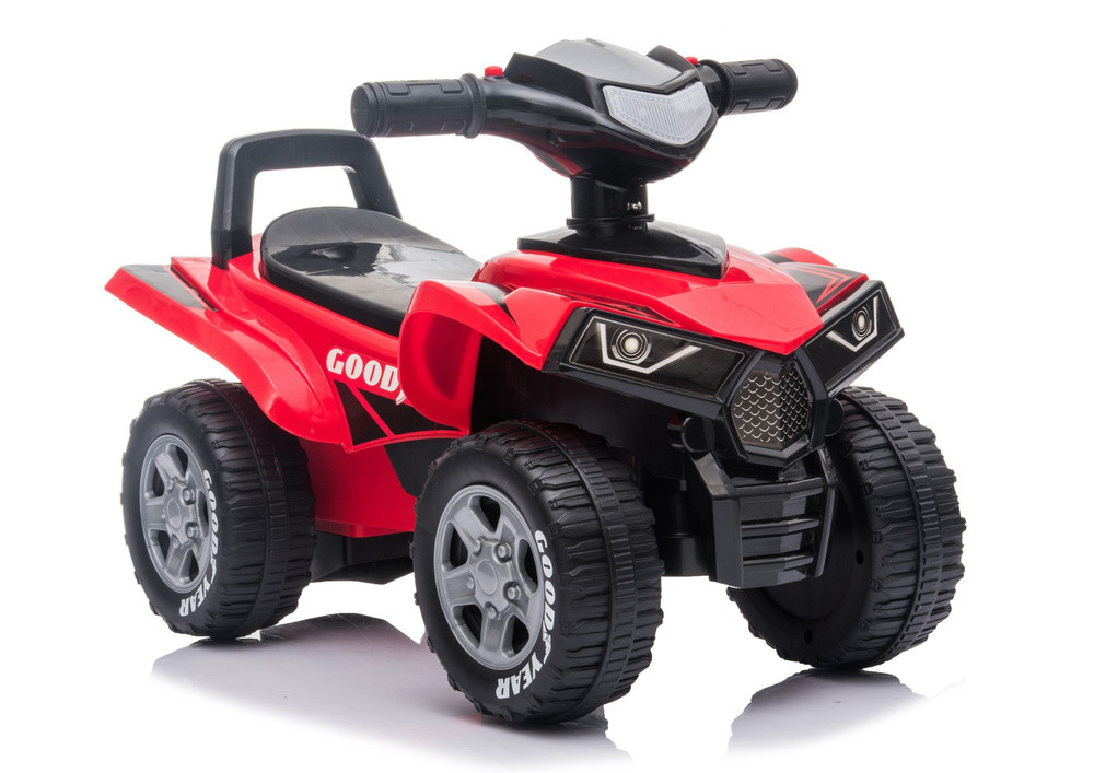 551-G lábbal hajtható quad fénnyel és hanggal – piros