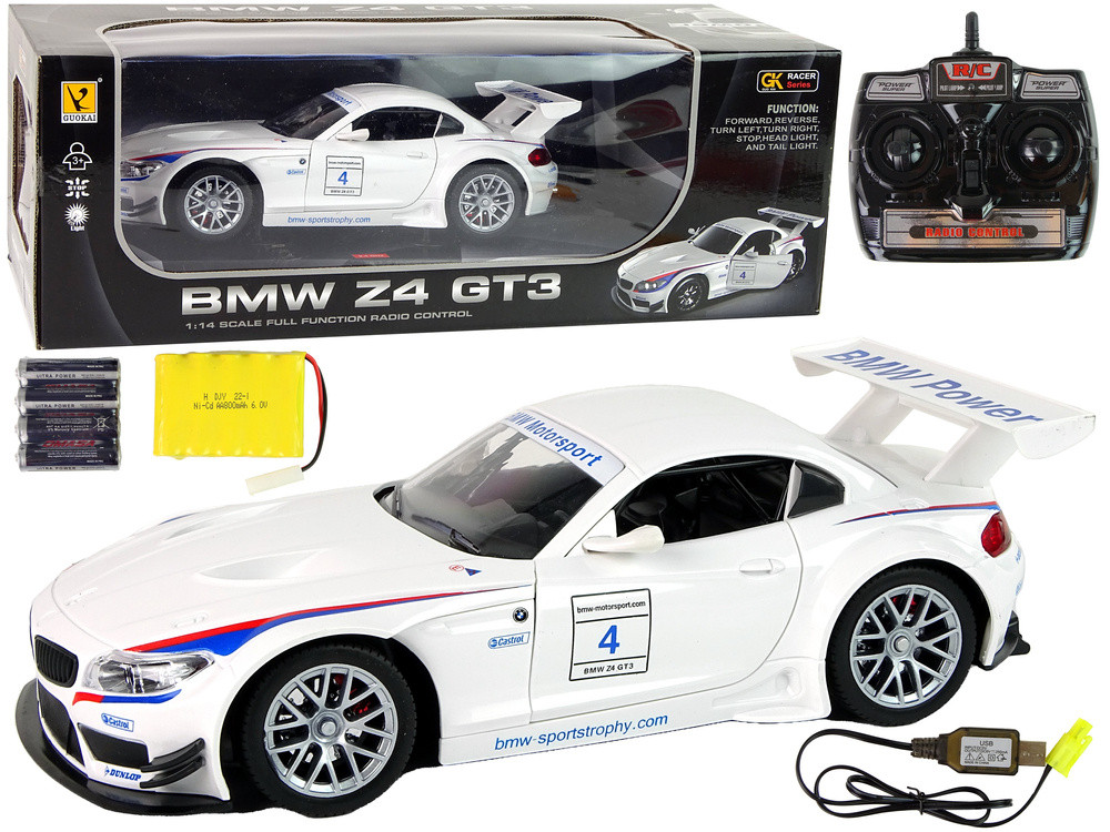 Távirányítós BMW Z4 akkumulátorral, fehér