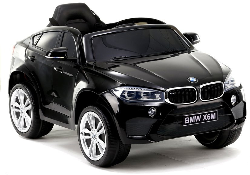 BMW X6 elektromos gyerekautó, fekete