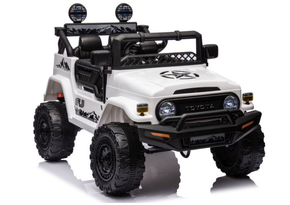 Toyota FJ 4×4 akkumulátoros kisautó – fehér