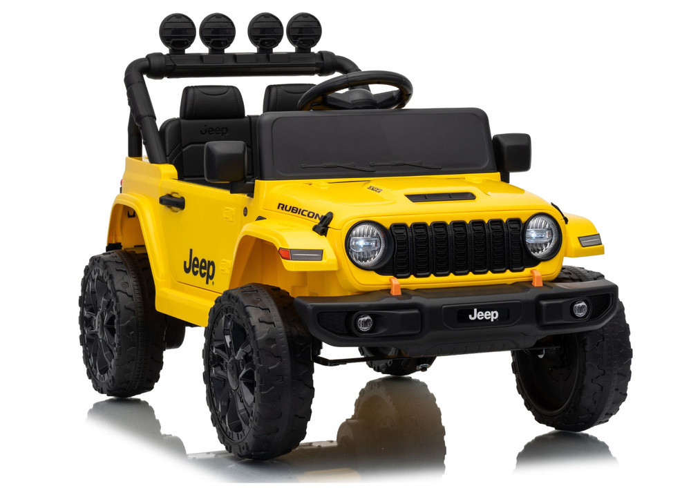 Jeep Rubicon DK-JWR558 24 V elektromos gyerekautó – sárga