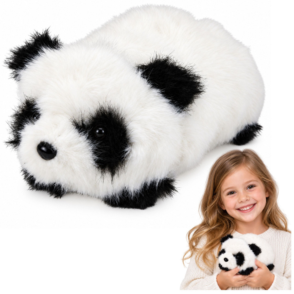 Small Black and White Plush Panda Cuddly Toy 16 cm