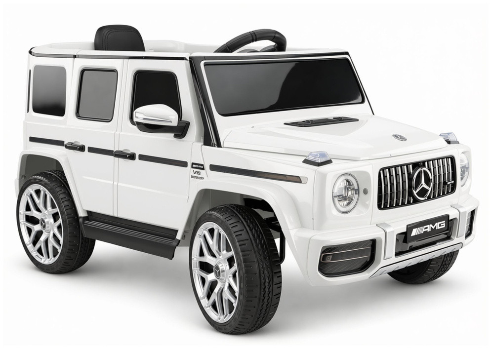 Mercedes G63 S306-1 akkumulátoros gyerekautó, fehér