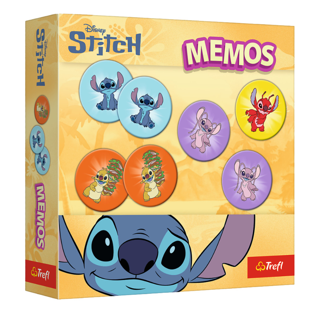 Trefl Lilo és Stitch Memos memóriajáték – 02899