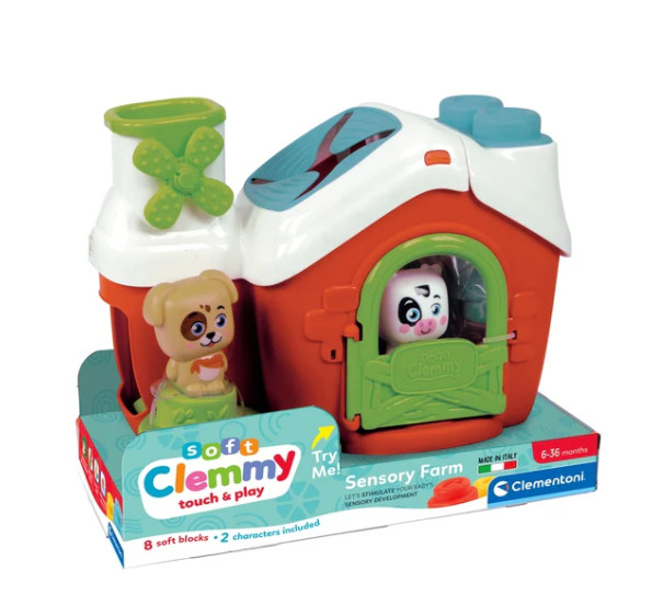 Clementoni Clemmy érzékelőfarm kutyával és tehénnel, 17993