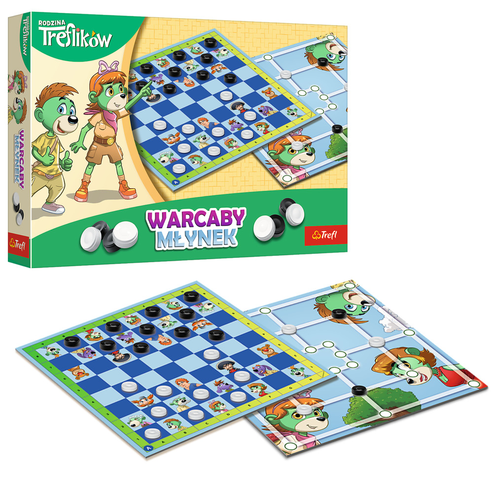 Treflik család – dáma és malom, Trefl 02658