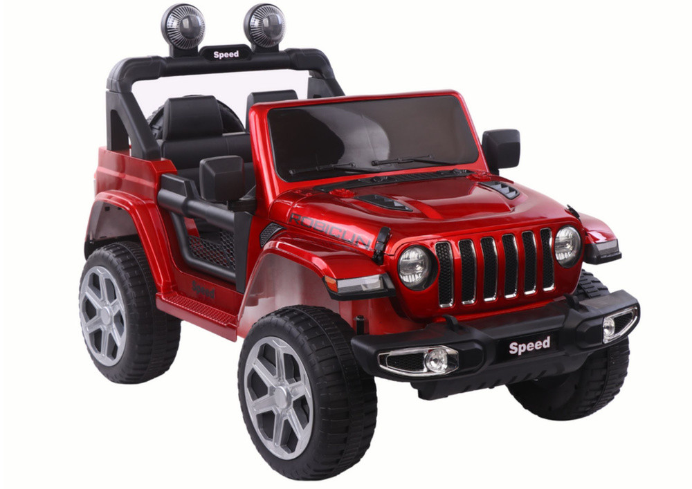 LEAN CARS FT-938 akkumulátoros gyerekautó – piros, lakkozott 4×4