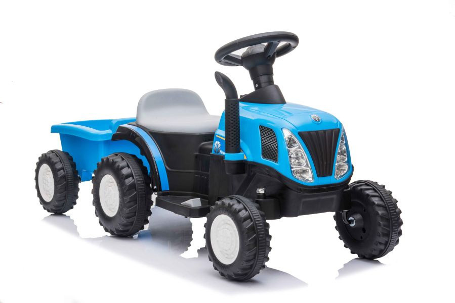 A009 elektromos gyerektraktor pótkocsival – kék