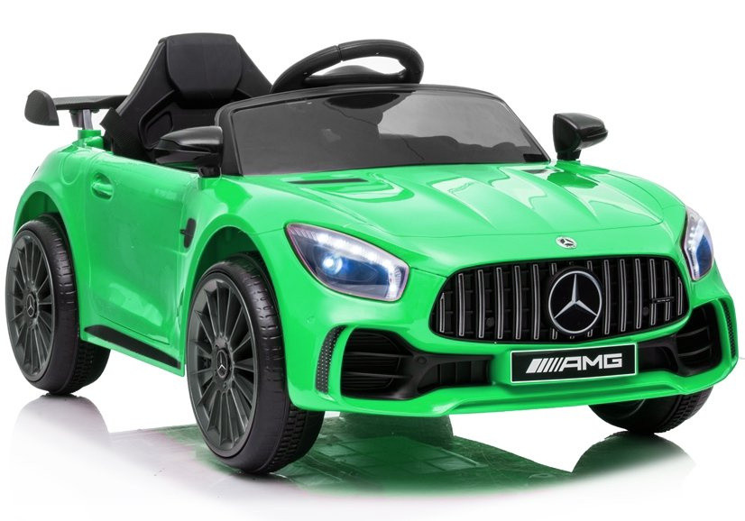 Mercedes AMG GT R elektromos gyerekautó – zöld