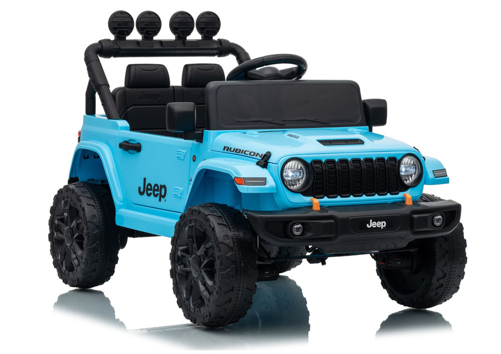 Jeep Rubicon DK-JWR558 24 V elektromos gyerekautó – világoskék