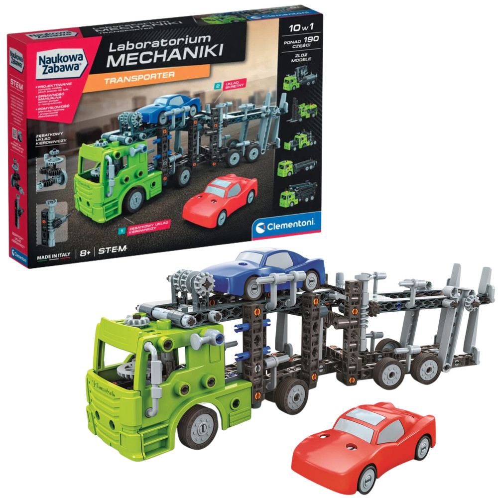 Clementoni Mechanikai labor – Autószállító, 50249