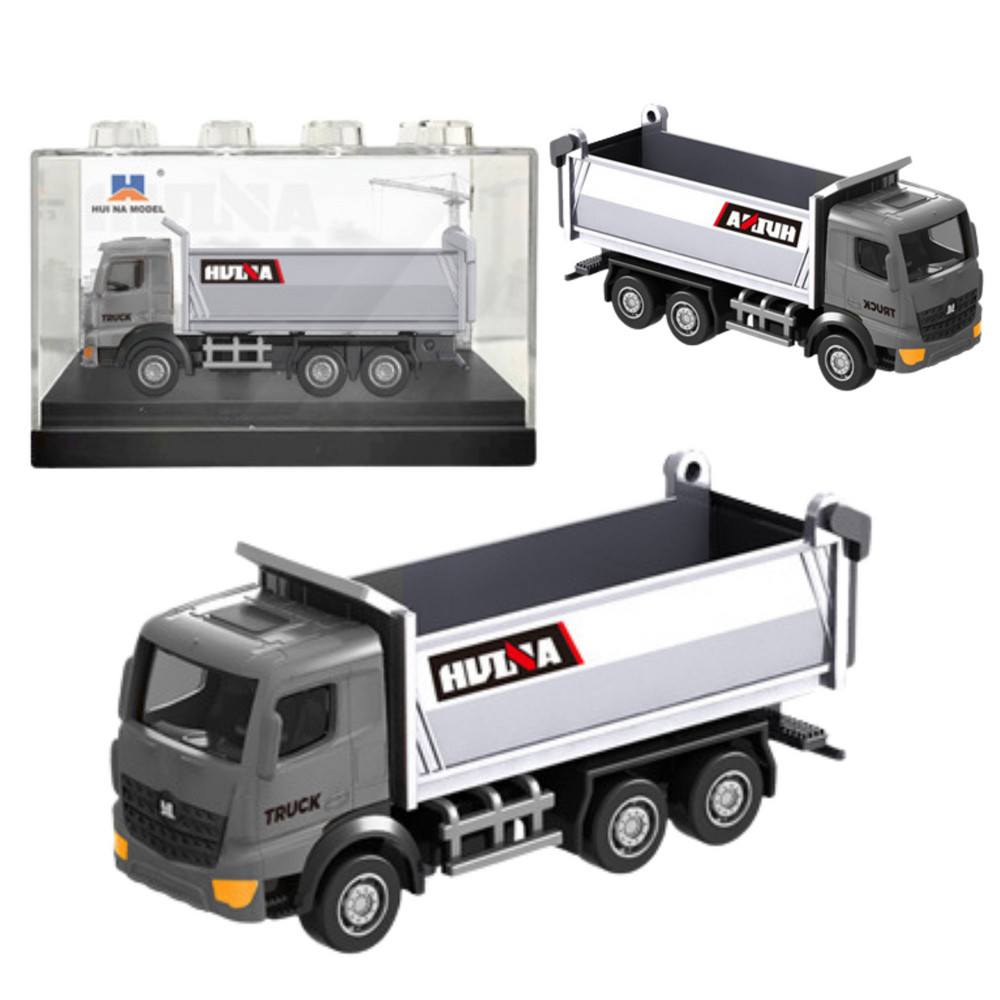 Huina ezüst fém billencs gyűjtői modell, 1:80