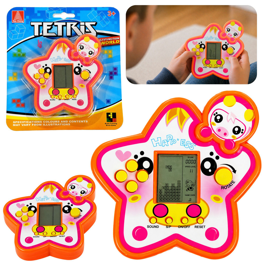 Csillag alakú elektronikus Tetris játék