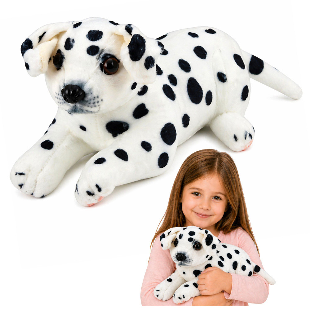 Dalmata plüsskutya, 25 cm