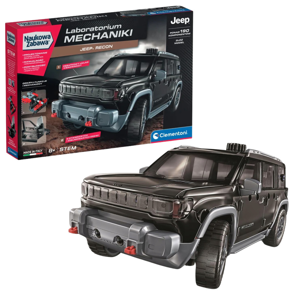 Clementoni Science & Play Mechanikai labor – Jeep Recon, lengyel változat, 50401