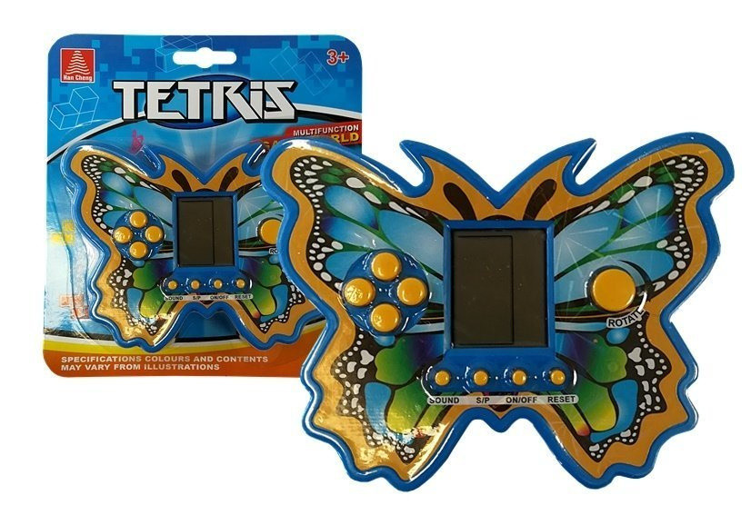 Brick Game Butterfly kézi Tetris játék, kék