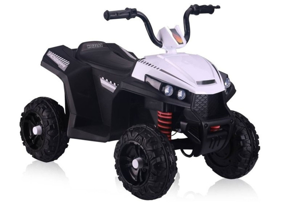 S601 White - Electric Ride On Quad