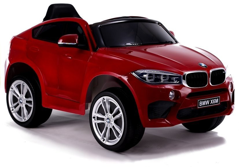 BMW X6 elektromos gyerekautó, fényezett piros