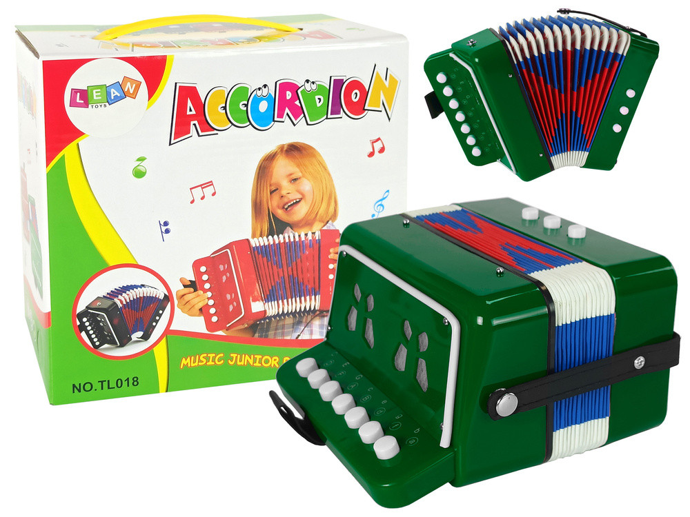 Gyermek harmonika – zöld