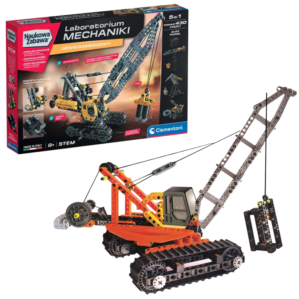 Clementoni Mechanikai labor – Lánctalpas daru, 50402