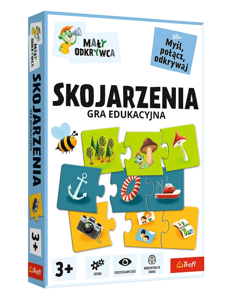 Trefl Kis felfedező képtársító oktatójáték, 02808