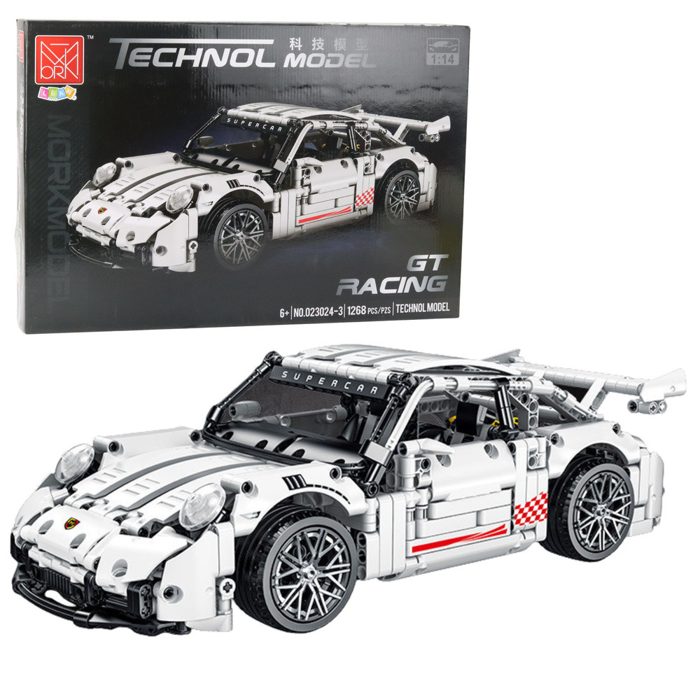 GT Racing sportautó építőkészlet, 1:14, 1268 részes