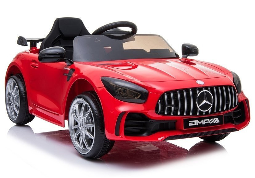 Mercedes GT R elektromos kisautó, piros