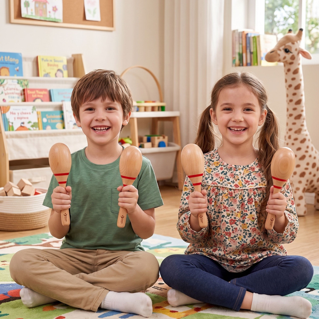 CLASSIC WORLD EDU Maracas hangszer gyerekeknek
