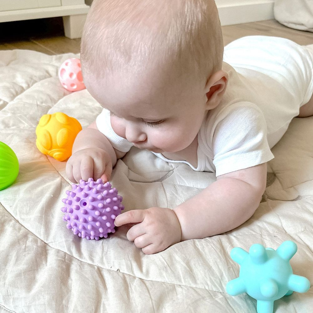 WOOPIE BABY puha érzékelő kockák, 6 darab