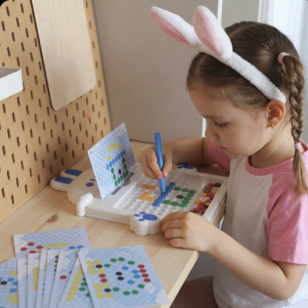 WOOPIE Montessori MagPad nyuszis mágneses tábla