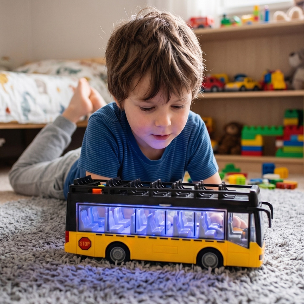 WOOPIE busz világítással és nyitható ajtókkal