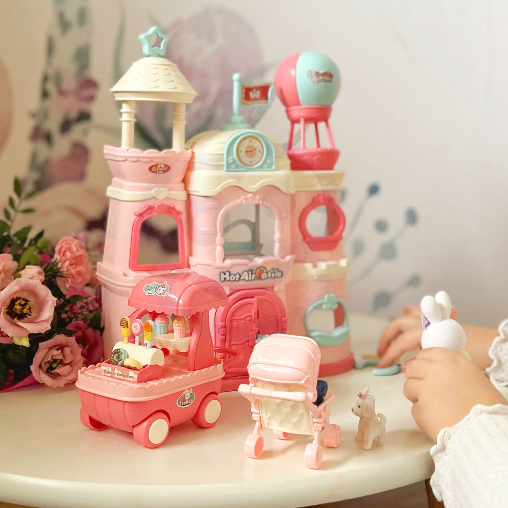 WOOPIE Bunny Villa nyuszis kastély kiegészítőkkel