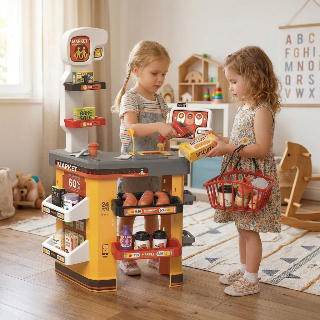 WOOPIE Interaktív szupermarket gyerekeknek kiegészítők