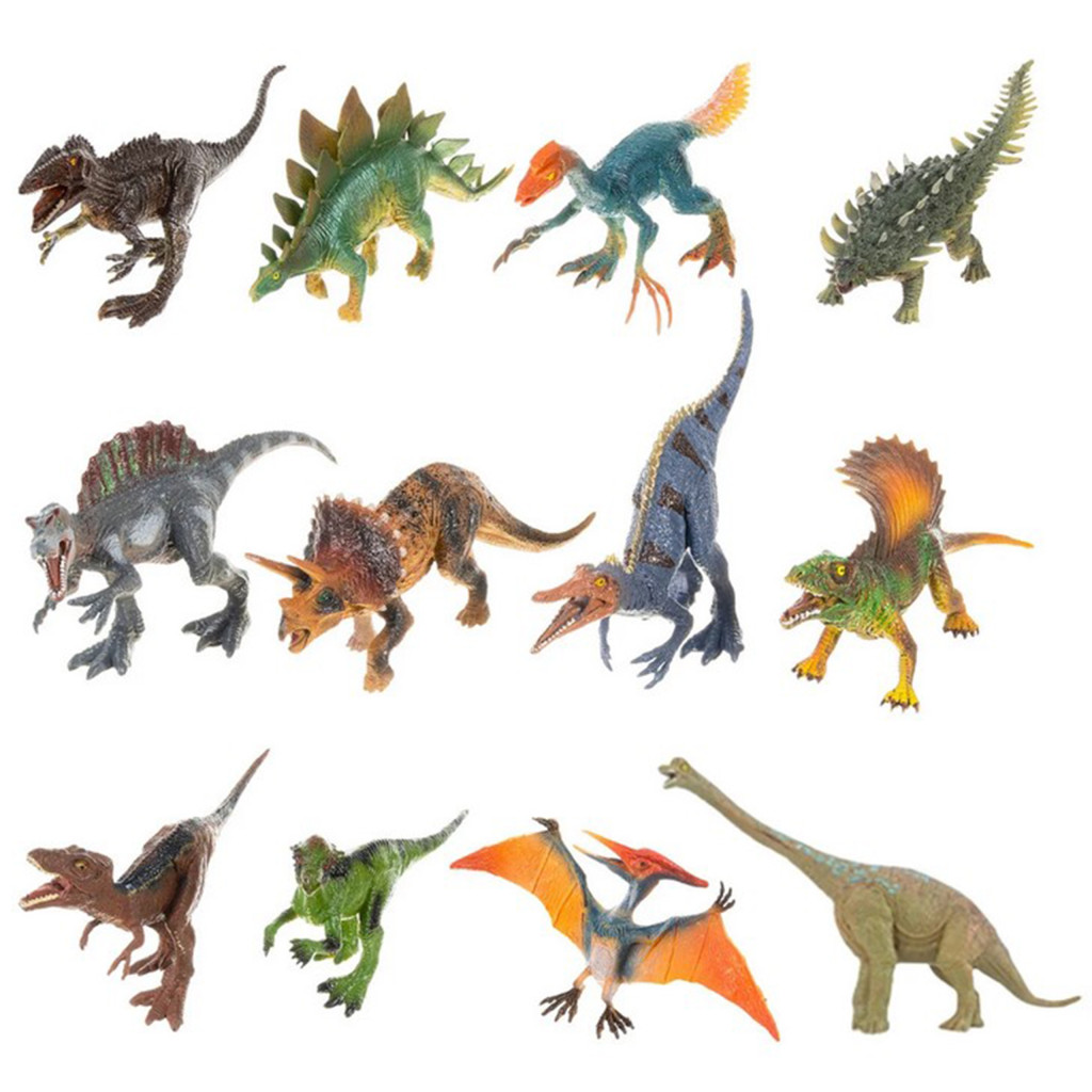 WOOPIE XXL dinoszauruszok nagy készlete + szőnyeg "őskori világ"