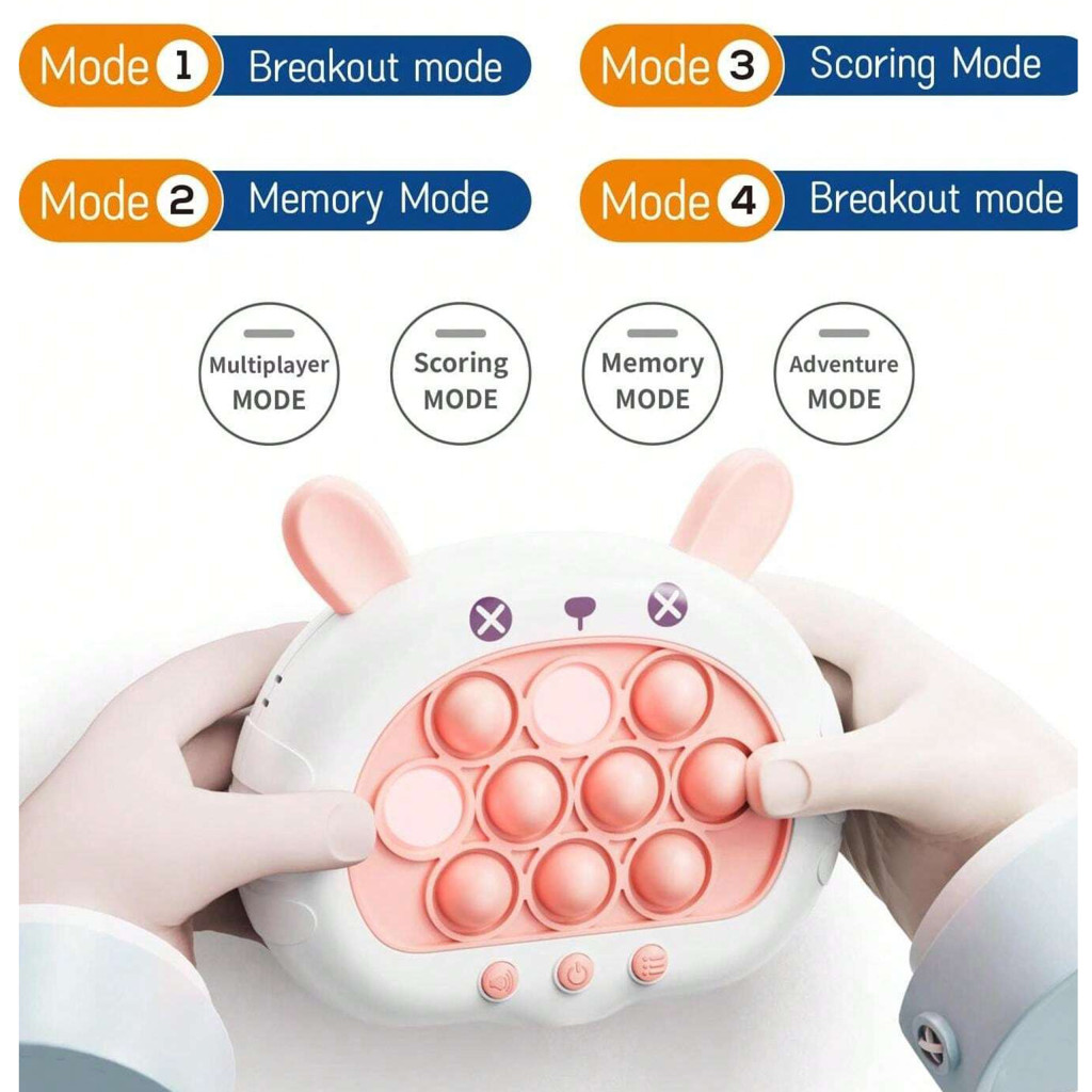 WOOPIE POP IT Elektromos anti-stressz ügyességi játék nyuszi játék
