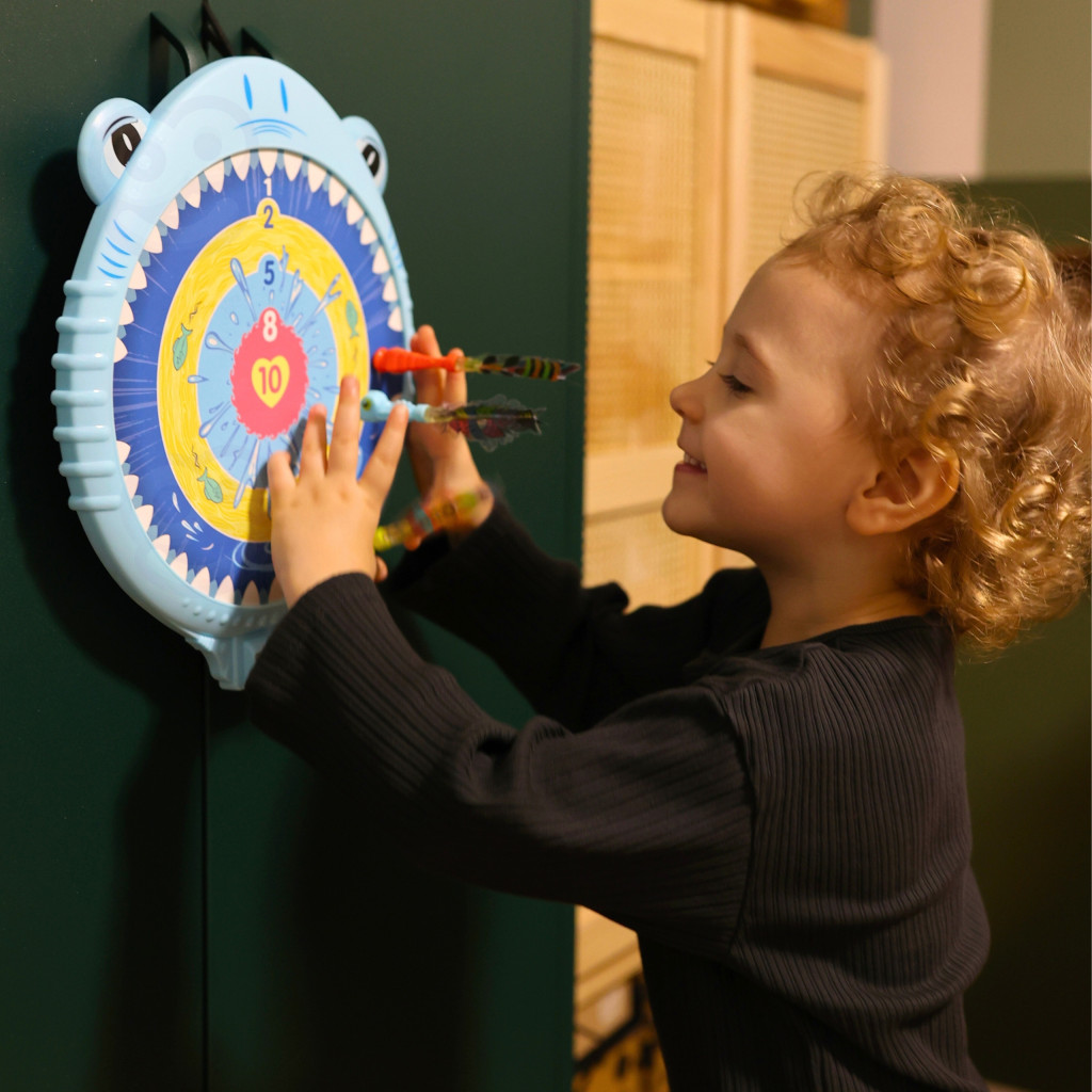 WOOPIE mágneses darts játék biztonságos darts Happy Shark
