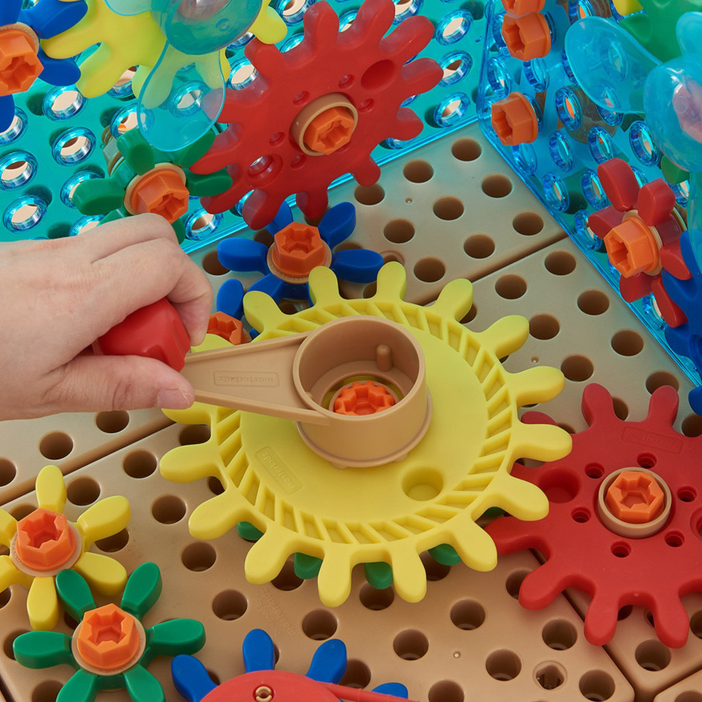 MASTERKIDZ vegyes fogaskerék-kiegészítő készlet STEM panelekhez, 198 db