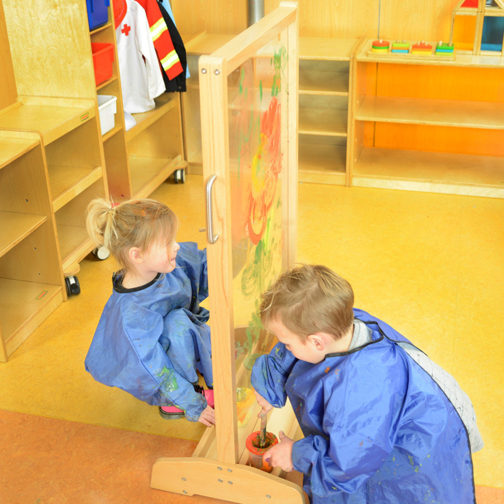 MASTERKIDZ kétoldalas, átlátszó festőállvány