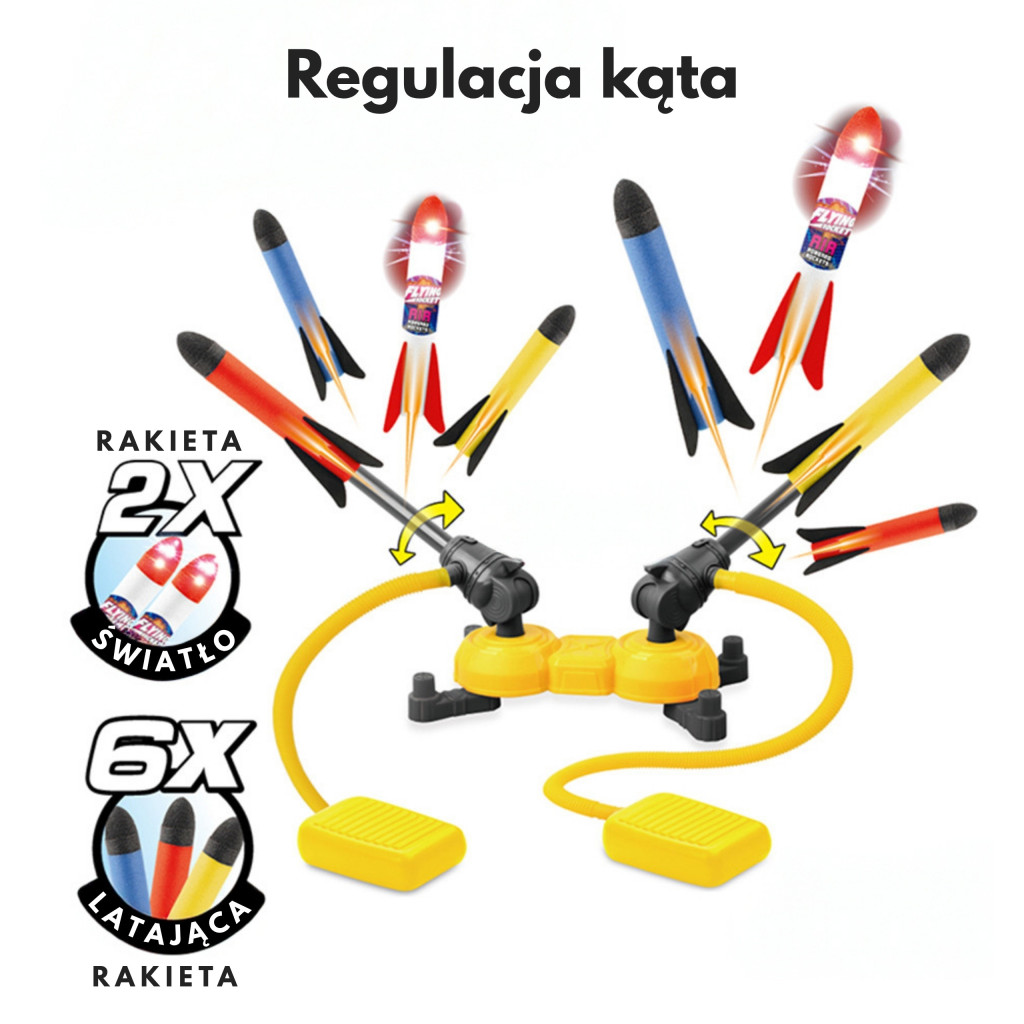 WOOPIE dupla habrakéta-kilövő – 8 db rakéta