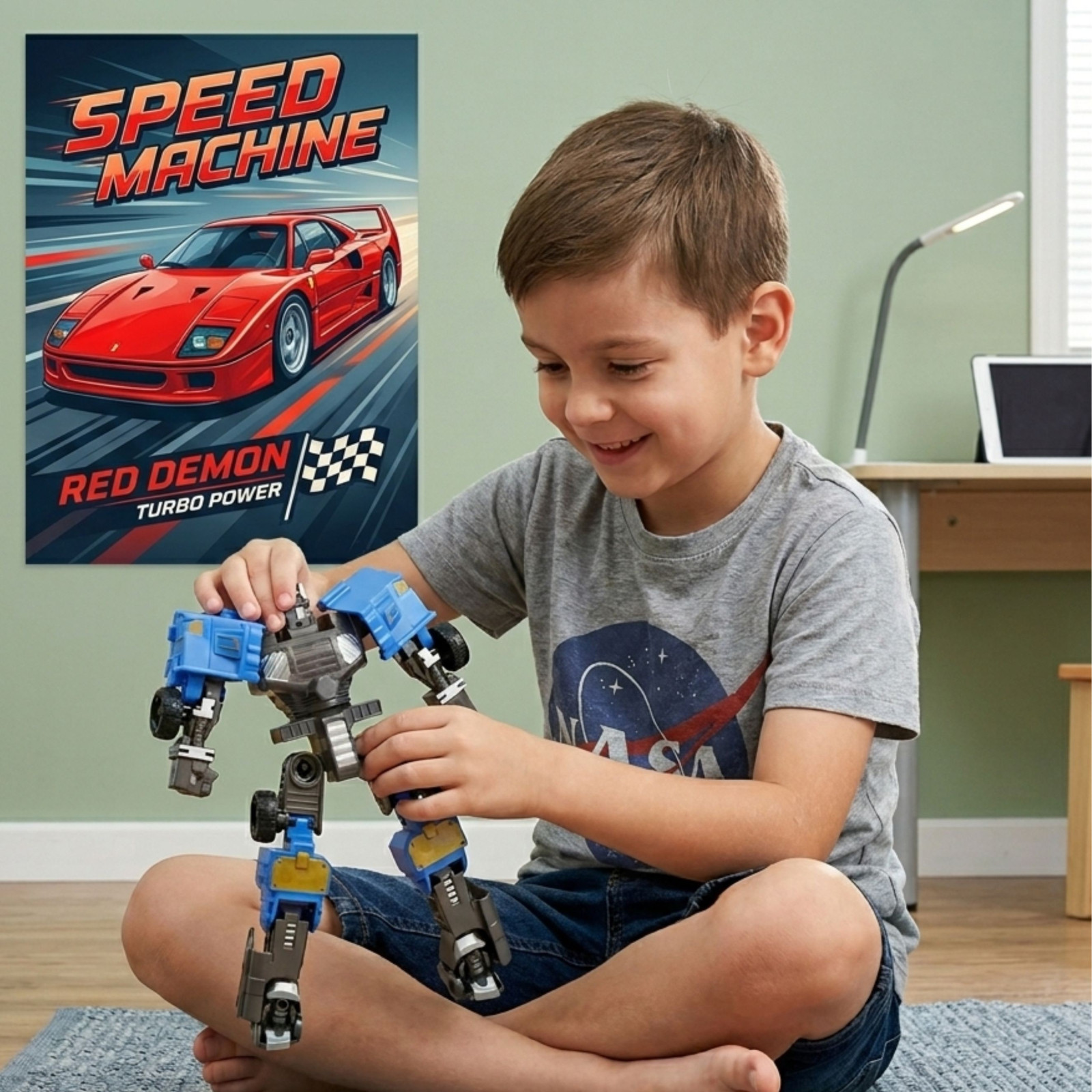 WOOPIE átalakítható harci robot és jármű, 2 az 1-ben