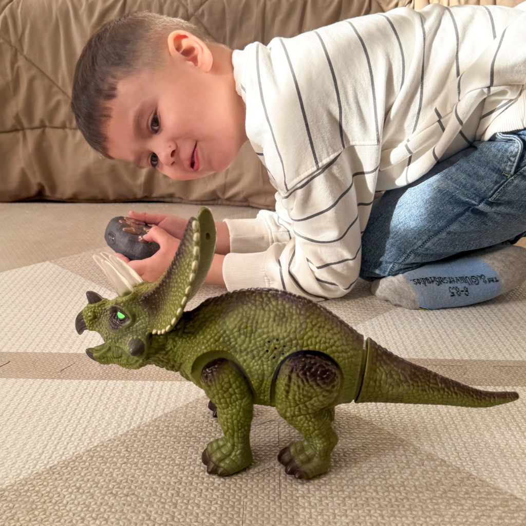 WOOPIE távirányítós Triceratops dinoszauruszrobot