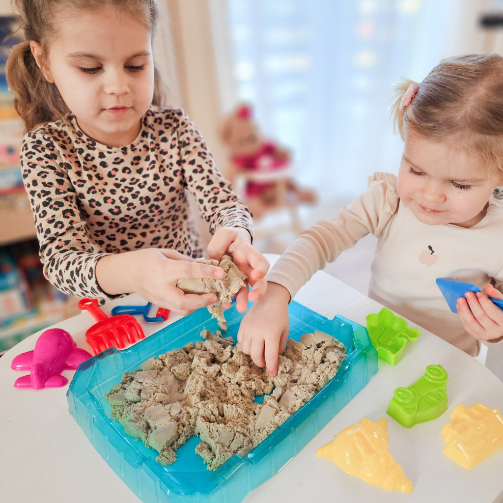 WOOPIE kinetikus homokszett tálcával – 0,5 kg