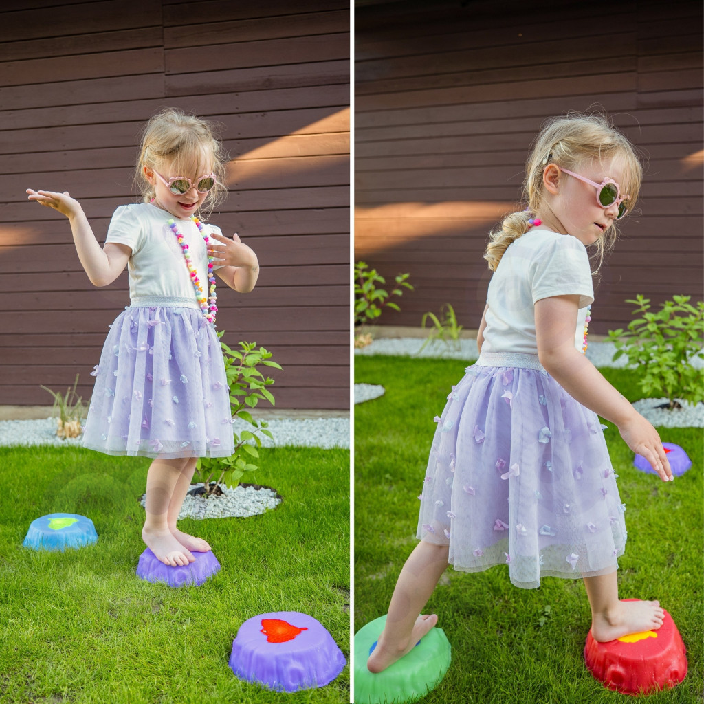 WOOPIE világító egyensúlyozó kövek – 6 db