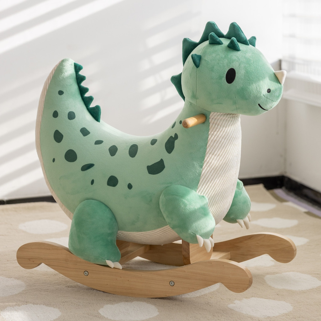 CLASSIC WORLD Fából készült ringató dinoszaurusz