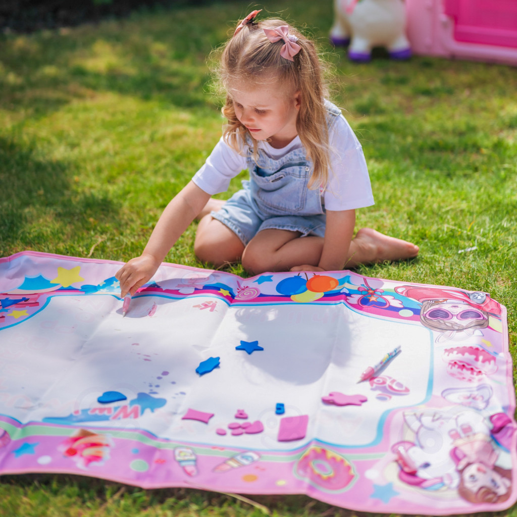 WOOPIE vízfestő szőnyeg 2 az 1-ben XXL 100x70cm Sötétben világít