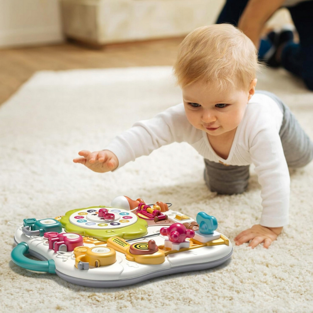 WOOPIE Montessori interaktív szenzoros foglalkoztató tábla