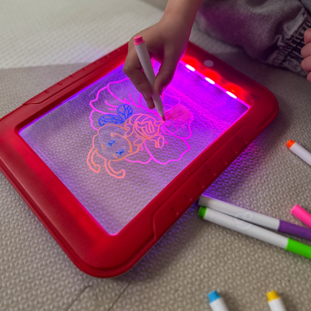WOOPIE Magic Graphics neon LED rajztábla