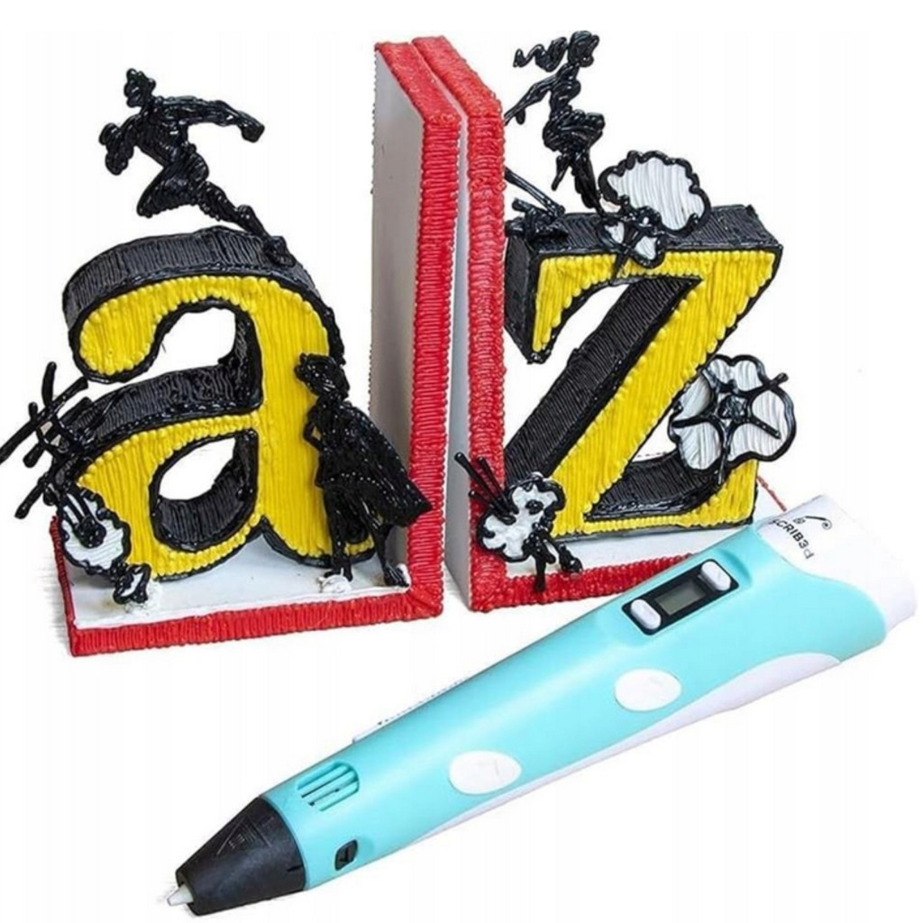 WOOPIE 3D toll gyerekeknek LED kijelzővel – Kreatív szórakozás