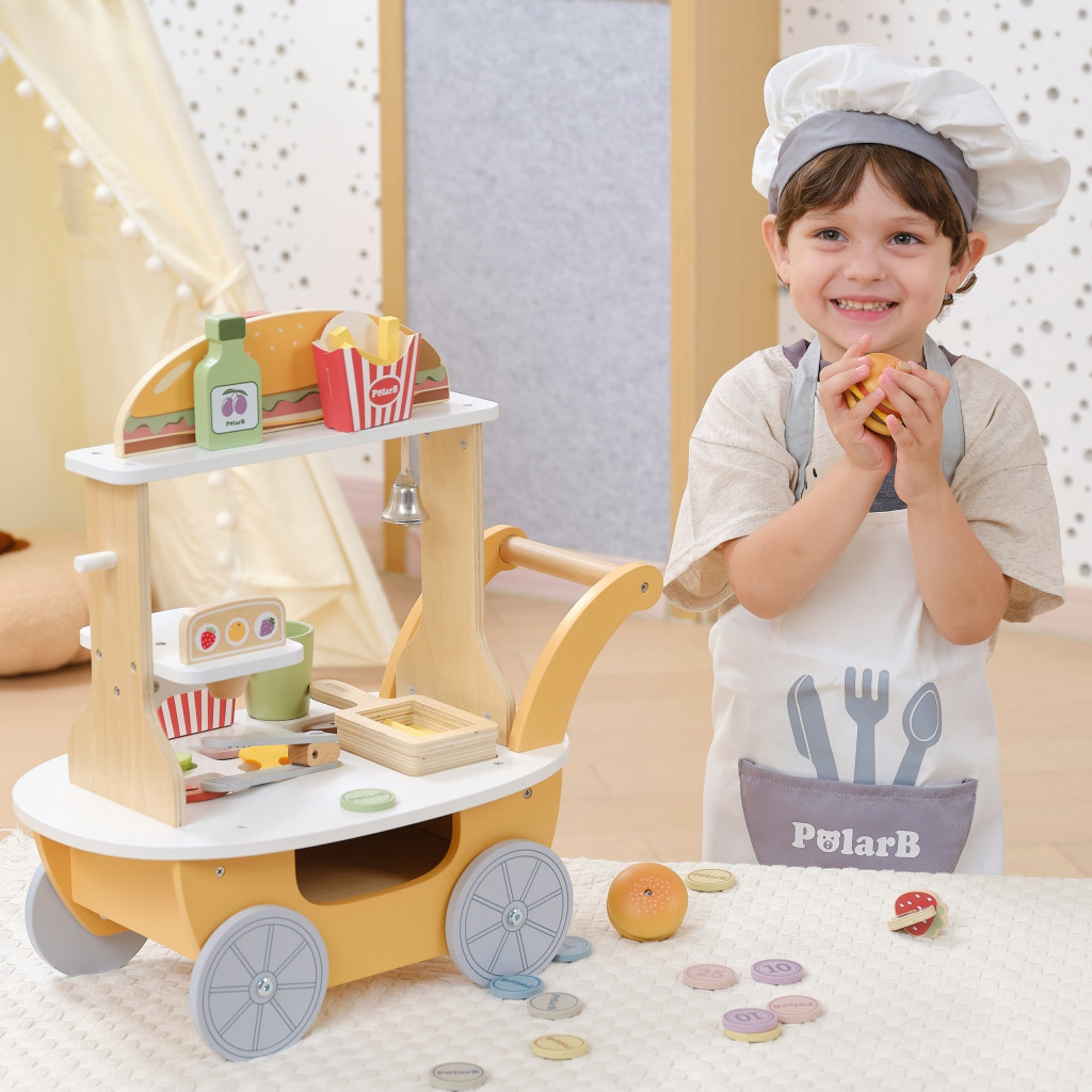 VIGA Mini Hamburger Shop – Kreatív szerepjáték
