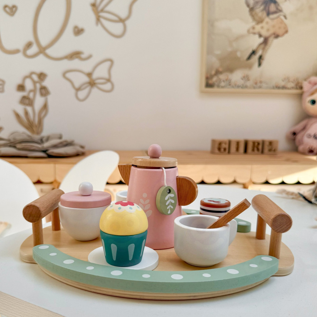 WOOPIE GREEN fából készült tea- és kávéskészlet 12 db FSC